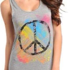 Gray Peace Maxi Dress